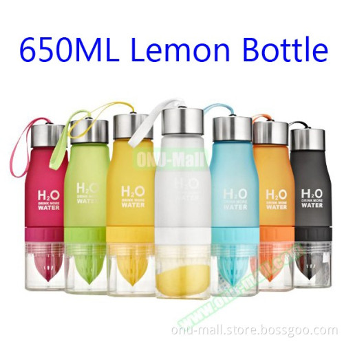BPA Free Fresh Lemon Water Fruit Infuser Bottle